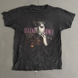 Selena Gomez Stars Dance 2013 World Tour T-Shirt Black Graphic Concert Tee M